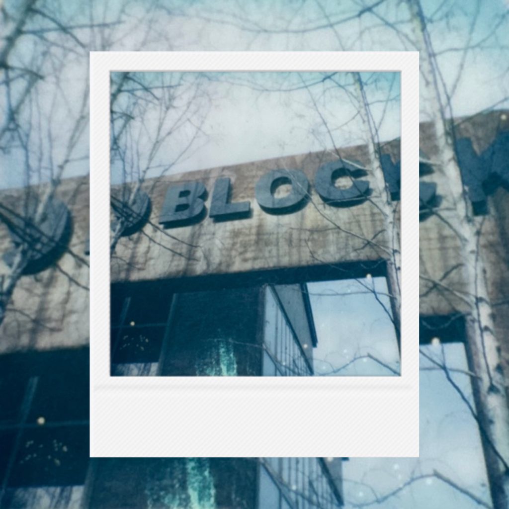 A still visual record of time traces embedded in rigid urban surfaces shaped by cold air and restrained perspective